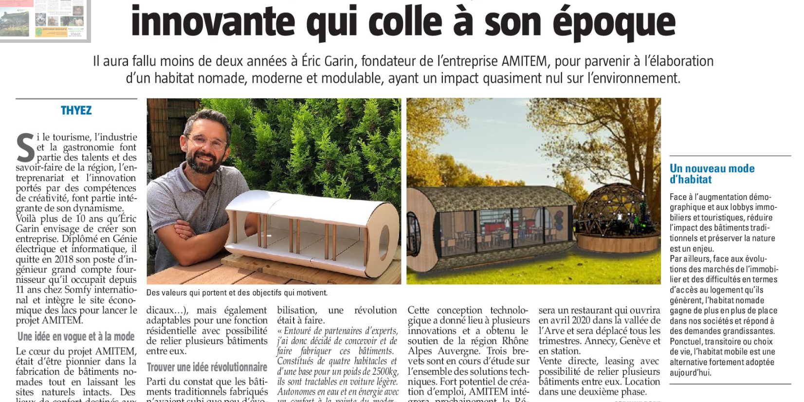 Article Le Messager du 26-09-2019
