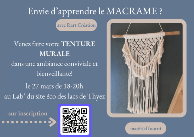 Affiche macramé